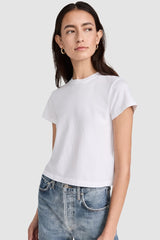 Agolde - Adine Shrunken Tee - WHITE