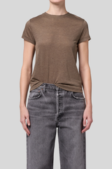 Agolde - Long Line Adine Tee - LOAM