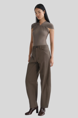 Agolde - Luna Twill Trouser - TAUPE