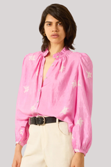 Alix of Bohemia - Annabel Jasmine Shirt - MEDPINK