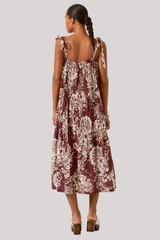 Alix of Bohemia - Emrys Auburn Spoke Dress - DRKBROWN