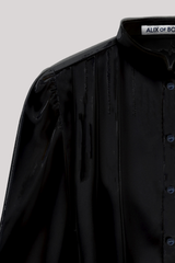 Alix of Bohemia - Ryland Nox Silk Shirt - BLACK