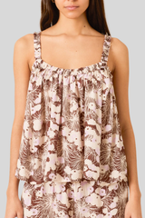 Alix of Bohemia - Tati Dandelion Dusk Top - DRKBROWN