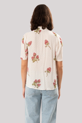Alix of Bohemia - Winnie Strawberry Dot Shirt - OFFWHITE