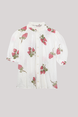 Alix of Bohemia - Winnie Strawberry Dot Shirt - OFFWHITE