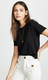 Amo - Babe Tee - BLACK