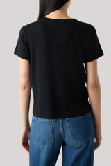Amo - Lovey Tee - BLACK