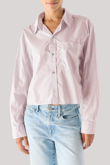 Amo - Ruth Crop Shirt - WISTERIA