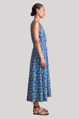 Apiece Apart - Bali Tank Dress - FLORBLUE