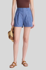 Apiece Apart - Short Bari Short - CHAMBRAY