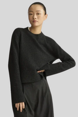 Arlo Mott - Bethune Chunky Crewneck - CHARCOAL