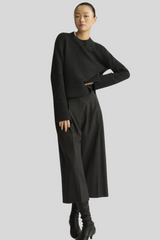 Arlo Mott - Bethune Chunky Crewneck - CHARCOAL