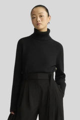 Arlo Mott - Worth Chunky Turtleneck - BLACK
