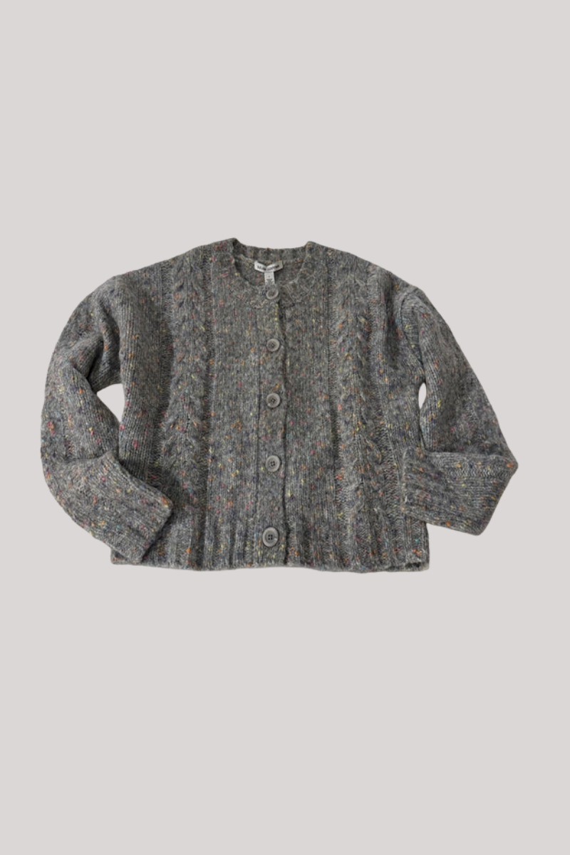 Autumn Cashmere - Confetti Cable Boxy Cardigan