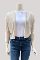 Autumn Cashmere - Easy Crop Cardigan - WICKER