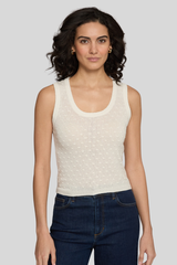 Autumn Cashmere - Sheer Dot Tank - MUSLIN