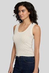 Autumn Cashmere - Sheer Dot Tank - MUSLIN