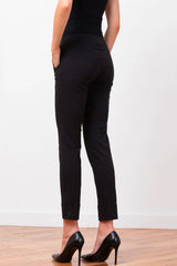Avenue Montaigne - Ben Straight Ankle-length Pant - BLACK