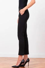Avenue Montaigne - Ben Straight Ankle-length Pant - BLACK