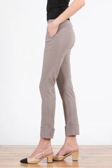 Avenue Montaigne - Ben Straight Ankle-length Pant - STONE