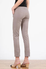 Avenue Montaigne - Ben Straight Ankle-length Pant - STONE