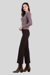 Avenue Montaigne - Bonnie Flannel - BROWN