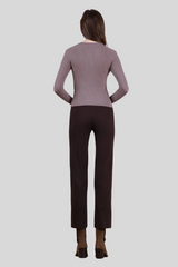 Avenue Montaigne - Bonnie Flannel - BROWN
