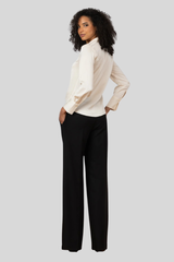 Avenue Montaigne - Carla Tropical Pant - BLACK