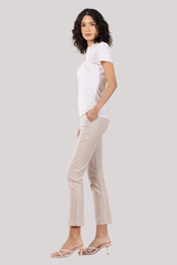 Avenue Montaigne - Lulu Crop Trouser - BEIGE