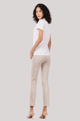 Avenue Montaigne - Lulu Crop Trouser - BEIGE