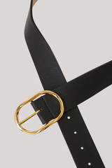 B-Low The Belt - Kyra Leather Belt - BLKGOLD