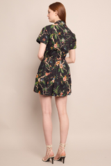 Cara Cara - Asbury Mini Dress - CHIBLACK