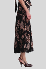 Cara Cara - Lou Skirt - LINBLBLK