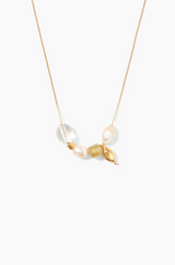 Chan Luu - Indira Charm Necklace Natural Mix - NATURAL