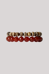 Chan Luu - Lana Bracelet Set - CARNLIAN