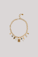 Chan Luu - Multi Charm Necklace - GOLD