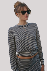 Ciao Lucia - Hydra Cardigan - MIDNIGHT