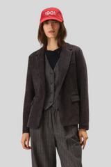 Circolo 1901 - New Slim-Fit Corduroy Jacket - BLUEGREY