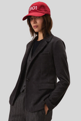 Circolo 1901 - New Slim-Fit Corduroy Jacket - BLUEGREY