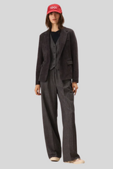 Circolo 1901 - New Slim-Fit Corduroy Jacket - BLUEGREY