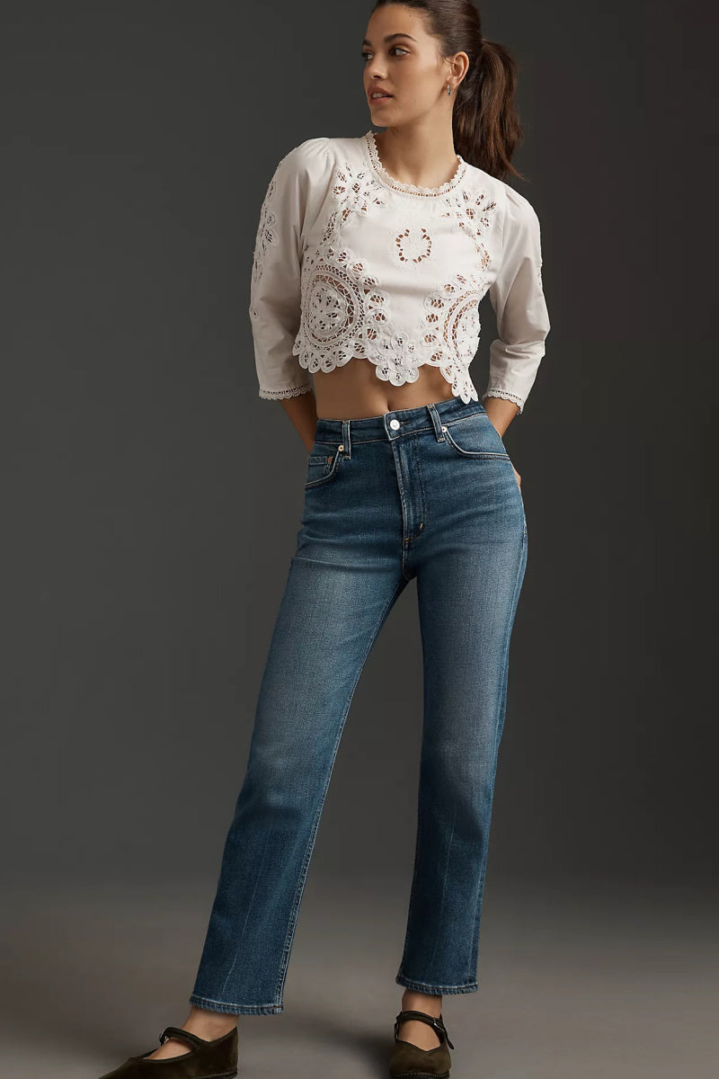 Citizens of Humanity - Zurie High-Rise Ankle Straight-Leg Jeans