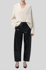 Citizens of Humanity - Rework Recycled Leather Pull On - BLACK