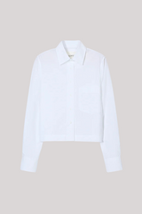 Closed - Cropped Classic Shirt - WHITE