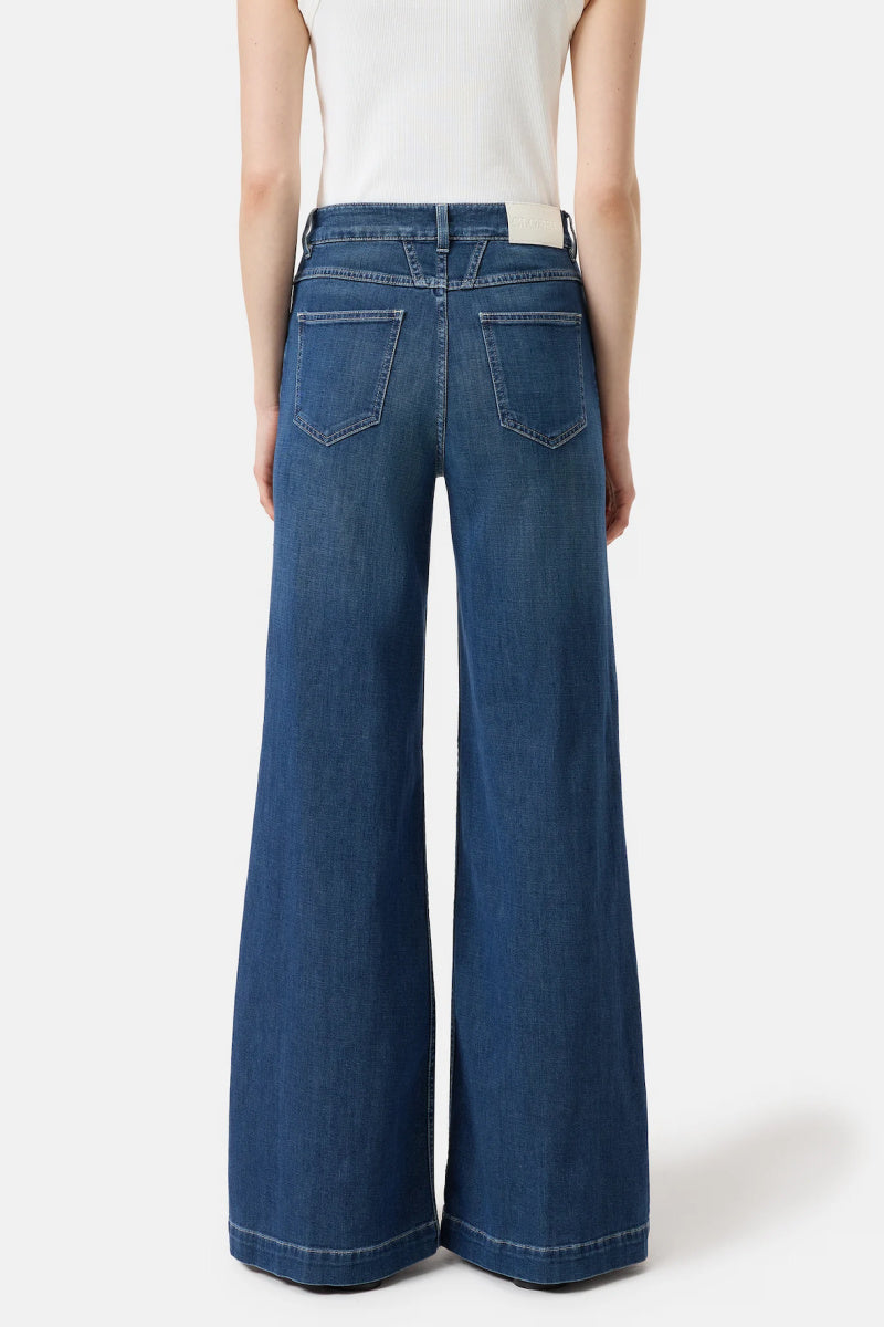 デニム・ジーパン CLOSED Glow-Up Wide Fit jeans Bianco Closed - Glow-up Wide-Leg Jeans
