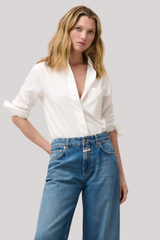 Closed - Lace Detail Shirt - WHITE