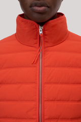 Closed - Quilted Zip Jcket - CORALRED