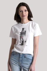 Cpress Studio - Arm Candy Mushie Tee - WORNWHT