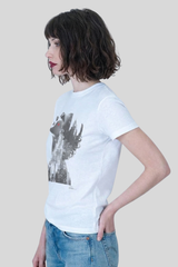 Cpress Studio - Big Apple Mushie Tee - WORNWHT
