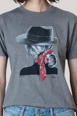 Cpress Studio - Come And Go Mushie Tee - GREYHEAT