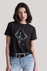 Cpress Studio - Emotional Baggage Mushie Tee - WORNBLK